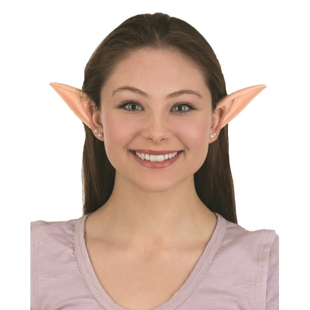 Adult Size Soft Rubber Flesh Color Pointed Elf Ears Halloween Costume Accessory