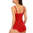 thumbnail image 3 of Swimming Tank Top Set Nylon 2PCS Tommy Control Swim Suit Tankini Top Bath Bikini, 3 of 10