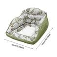 thumbnail image 3 of Inflatable Pool Lounge Chair 40" - 3-in-1 Water Float for Adults & - Comfortable Mesh Seat Lounger for Swimming Pool Lake & Beach(Green), 3 of 5