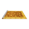 thumbnail image 2 of Ahgly Company Machine Washable Indoor Rectangle Oriental Yellow Traditional Area Rugs, 8' x 12', 2 of 4