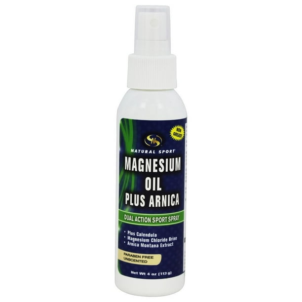 Natural Sport Magnesium Oil Plus Arnica Unscented 4 fl. oz.