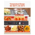 thumbnail image 2 of Commercial Soup Warmer, 2-Pot & 3-Pan Soup Station, 1500W Electric Bain Marie, Buffet Food Warmer for Restaurants & Catering, 2 of 6