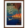 thumbnail image 2 of Art.com Menton, France - French Riviera Travel Poster No. 1 Art Print by Lantern Press, Brown Frame Wall Art, 17" x 23", 2 of 5