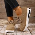 thumbnail image 5 of EKVAHL Orthopedic Dress Shoes for Women Lace Up Platform Casual Shoes, Soft Upper Comfort Walking Sneakers, Lightweight Non Slip Wedge Sole Daily Oxford Shoes, 5 of 6