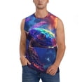 thumbnail image 1 of Fotbe Starry Sky Turtle Men's Camiseta sin Mangas Estampada para Hombres, Playera Casual para Gimnasio, Entrenamiento, Playa-3X-Large, 1 of 7