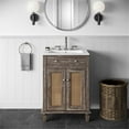thumbnail image 2 of Modway Lilo 24.5" Modern Mindi Wood Tropical Bathroom Vanity in Gray/White, 2 of 9