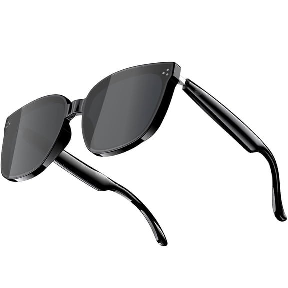 Smart Glasses with Bluetooth,AILKIN 8Hrs Playtime Blue Light Blocking Smart Bluetooth Sunglasses with Polarized Sunglasses U-V Protection,Anti Blue Light Lens AI Smart Glasses for Women,Men