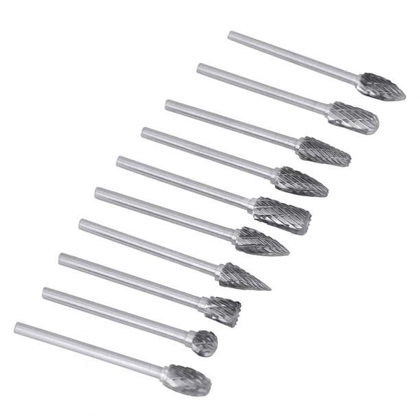Lima rotativa NikouMX Juego de 10 limas de tungsteno