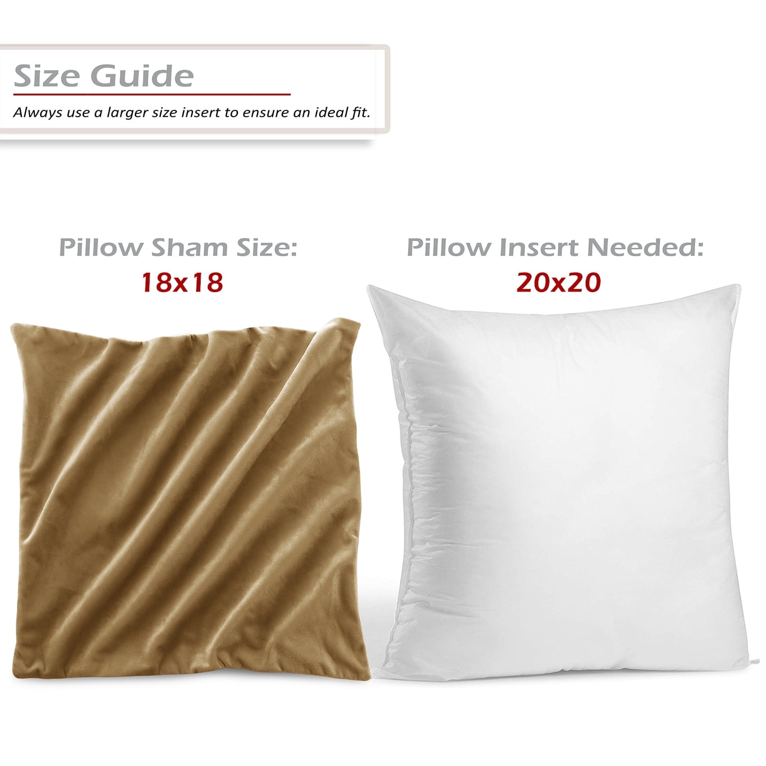 Ryan&nbsp; Soft Short Plush Rich Pillow Covers Set of 4, 20x20 Inches Solid Square Decorative Cushion Covers for Couch Bed, Espresso Brown & Easy to Clean, Chocolate Brown