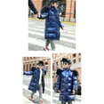 thumbnail image 5 of KAUOD Girls Long Winter Parka Coats Padded Insulated Faux-F𝐮r Puffer Jackets Kids Snow Ski down Outwear Quilted Warm Coats, 5 of 9