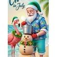 thumbnail image 4 of Tropical Santa Core Keywords Christmas in July Themed Flamingo Beach Holiday Party Fun Banner for Summer Celebration Beach Party Event Decor, 4 of 8