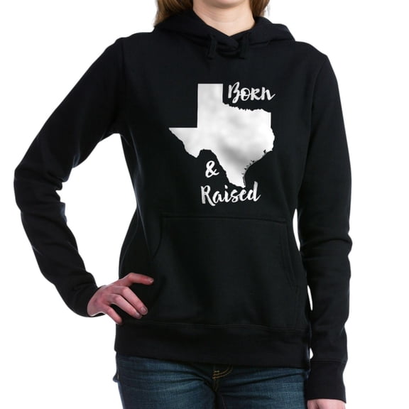 CafePress - Texas Born & Raised - Pullover Hoodie, Classic & Comfortable Hooded Sweatshirt