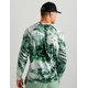 thumbnail image 4 of Camisa HUK para hombre con estampado de persecución estándar, manga redonda, verde, 4 of 4