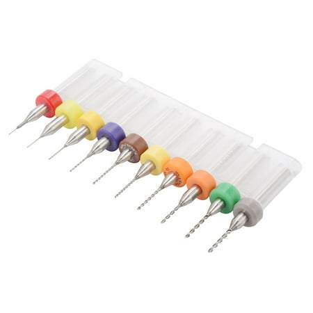 

Anvazise 10Pcs 0.1-1.0mm Mixed 3D Printer Nozzle Cleaning Drill Bit Kit for MK7 MK8 RepRap color 1 Mixed Sizes