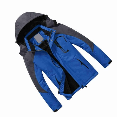 Waterproof Jacket Jacket Men Mountain Waterproof Shell Jacket Ski Jacket Windproof Jacket Winter Warm Jacket for Camping Hiking Skiing
