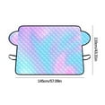 thumbnail image 5 of XYRSRUW Car Windshield Cover, Frost Protection Windshield Shield for Snow and Ice, Winter Antifreeze Windshield Blanket with Strong Magnet, All-Season Car Windshield Protector, 5 of 6