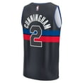 thumbnail image 3 of Men's Fanatics Cade Cunningham Black Detroit Pistons Fast Break Replica Player Jersey - Statement Edition, 3 of 3