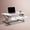 White, variant on Millwork Holdings Co True Seating Ergo Standing Desk Converter with Keyboard Tray, Dual Monitor Laptop Riser Height Adjustable Tabletop Workstation