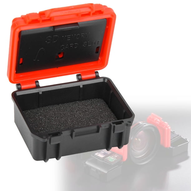 Caja de almacenamiento de tarjeta de memoria de cámara, caja de almacenamiento de tarjeta de memoria ABS con CD y batería de cámara Caja de almacenamiento de tarjeta de memoria ABS con CD y batería d