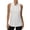 White, variant on Xidunhg Women's Sleeveless Tank Top Golf Polo Shirts Summer Sports Athletic Fashionable Workwear-Quick Dry White L