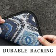 thumbnail image 6 of Blue Geometric Pattern Door Rugs,Washable Non Slip Door Mats Indoor,Decorative Door Mats,Entry Mat Indoor for Entrance,Bedroom,Kitchen,Bathroom,30"x17", 6 of 6
