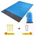 thumbnail image 4 of 2x2.1m Portable Picnic Beach Mat Pocket Blanket Waterproof Beach Blanket Folding Lightweight Camping Mat Outdoor Sand Beach Mat, 4 of 5