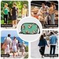 thumbnail image 7 of FORMRS Mini Crossbody Bag for Women Adjustable Shoulder Rope Travel Casual Phone Purse, Green American Footballs, 7 of 7