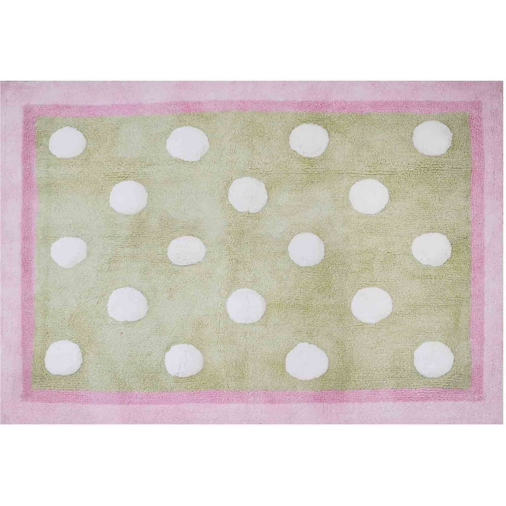 Rug with Spray Latex Backing