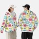 thumbnail image 4 of Fotbe Cute French Bulldog Chaqueta con Protección Solar UPF 50+ para Hombre y Mujer, Camisa con Capucha y Bolsillos-Small, 4 of 7