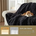 thumbnail image 2 of Blanket for Couch Sofa Black - King (108" x 90"), 2 of 5