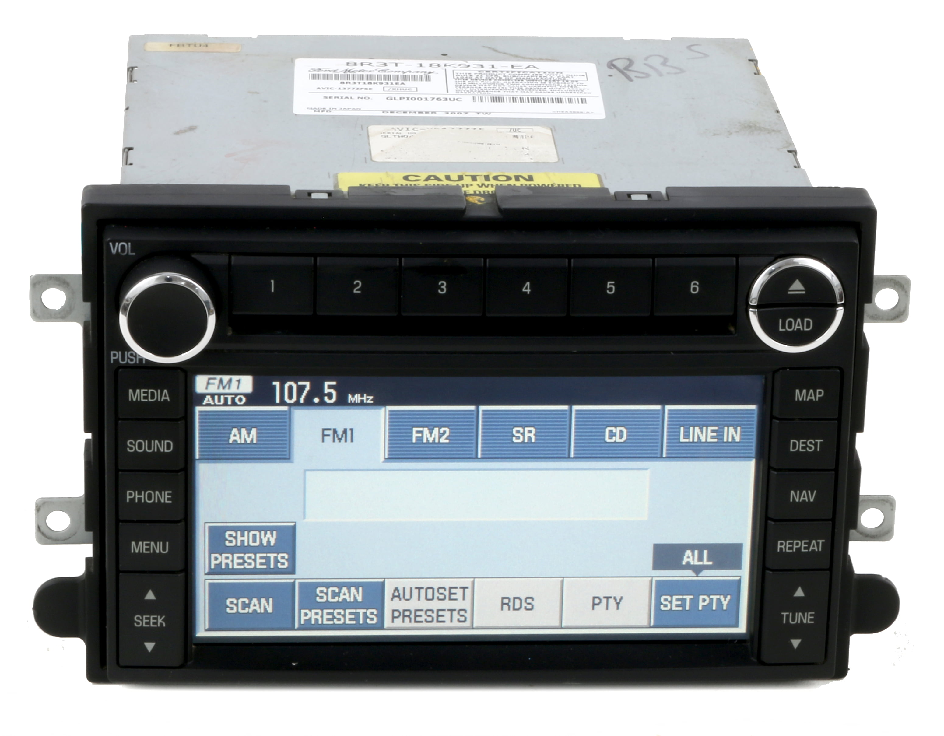 200809 Ford Mustang AM FM Radio 6 Disc CD mp3 Player Navigation 8R3T