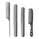 thumbnail image 1 of 4Pcs Aluminum Hair Combs Set: Long Cutting Comb,Short Styling Comb,Handle Combs,and Tail Comb for Professional Barbers rose gold, 1 of 5