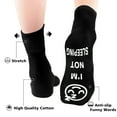 thumbnail image 2 of Funny Novelty Socks for Men Women Teenage Birthday Valentine Christmas Gifts-I'M Not Sleeping，Socks for Men Boy Teen Adult, 2 of 6