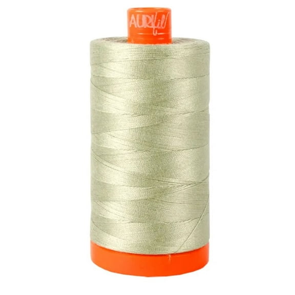 Aurifil Mako Cotton Thread 2902 Solid 50wt 1422yds Light Laurel Green