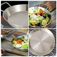 thumbnail image 3 of Mobutofu Stainless Steel Frying Pan Easy to Clean Non-stick Kitchen Tool 1 Pc, 3 of 8