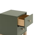 thumbnail image 6 of Storkcraft California 2 Drawer Nightstand, Olive and Driftwood, 6 of 12