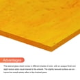 thumbnail image 4 of Unique Bargains Stained Glass Sheet Mosaic Tile 7.9 Inch x 5.9 Inch Orange Stained Glass Sheets for Crafts Project, 4 of 5