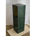 thumbnail image 3 of Pedestal For Artwork, Modern Dark Green and Black Marble Stone 12" x 12" x 39"H, 3 of 9