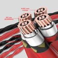 thumbnail image 4 of Cable de altavoz Tertullus Biwire, 8 conectores tipo pala y 4 conectores tipo banana, 4 of 7