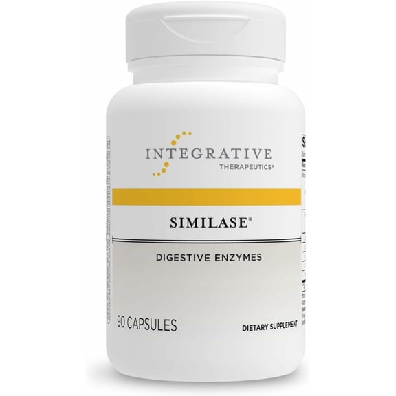 Integrative Therapeutics Similase - Digestive Enzyme Supplement for Adults - Supports Digestion and Assimilation of Nutrients* - Dairy-Free & Vegan - 90 Count (45 Servings)