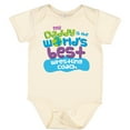 thumbnail image 3 of Inktastic Daddy is Worlds Best Wrestling Coach Boys or Girls Baby Bodysuit, 3 of 5