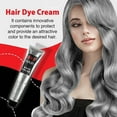 thumbnail image 6 of Hadred Hair Dye,Hair Color,100ml Gray Color Silver Fashion Hair Super DIY Gray Unisex Hair Care,Hair Dye Kit,Hair Color for Women,Grey, 6 of 9