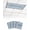 Denim, Tan, Cream, variant on 3 Pack Fluorescent Light Cover for Ceiling Lights, Light Blue Beach Coastal Magnetic Classroom Light Filters 4x2 Feet, Summer Nautical Starfish Shell Coral Vintage Ceiling Shade Panel for Office
