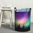 thumbnail image 6 of Gaeub Northern Lights Dirty Clothes Storage Basket, Toy Storage Bin for Storing Clothing, Diapers, Toys-Medium, 6 of 6