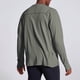 thumbnail image 5 of Blusas y camisas de manga larga con cuello redondo para hombre, de color liso, para entrenamiento físico, con protección solar, elásticas, con bolsillo y cremallera para exteriores, top de manga larga, 5 of 7