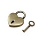 thumbnail image 1 of Regalos para Parejas Regalo Del Día de la Cerradura Del Llavero en Forma de Corazón para Parejas, Aleación de Oro de 1.18x1.46x0.23In, Como Accesorio de Cerradura Y Regalos de Decoración para el Hogar, 1 of 6