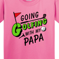thumbnail image 4 of Inktastic Going Golfing with My Papa Kids Golf Youth T-Shirt, 4 of 5