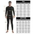 thumbnail image 6 of CL convallaria Mens Thermal Underwear Set with Fly, Long Johns Base Layer Winter Hunting Gear Sport Top and Bottom XS-4XL, 6 of 6