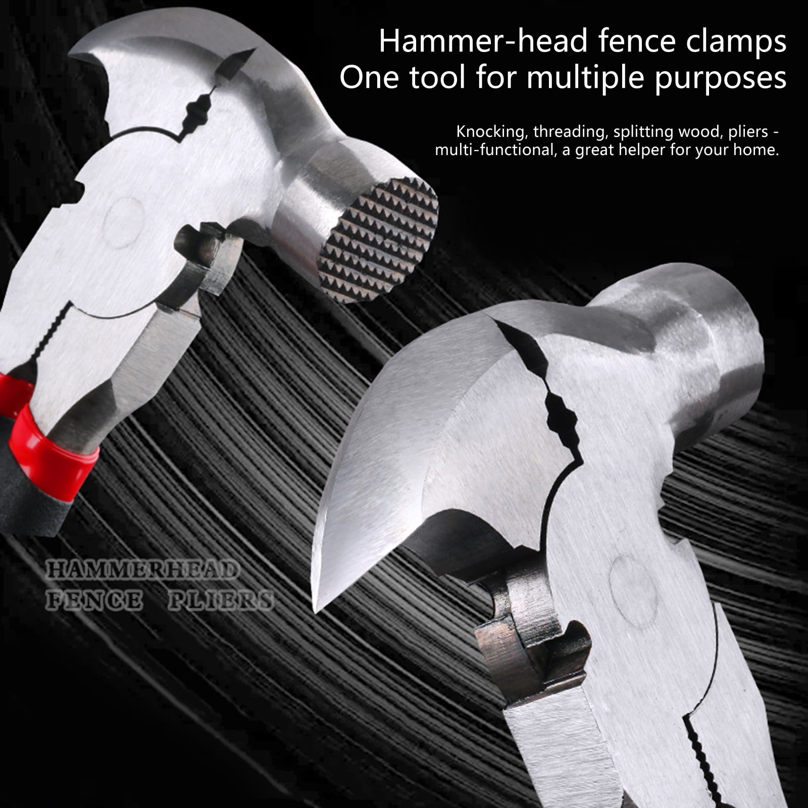 MultifunctionaHigh Hardness HRC58 Steel Fencing Pliers For Heavy Duty Wire Manipulation Farm Equipment Installation Tool