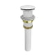 thumbnail image 1 of Contra De Push Blanco Tipo Hongo Para Lavabo Sin Rebosadero, 1 of 2